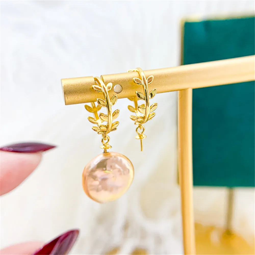 925 Silver Pearl Beads Stud Earrings Setting Base Diy Jewelry Making Findings&Components
925 Silver Pearl Beads Stud Earrings Setting Base Diy Jewelry Making Findings&Components