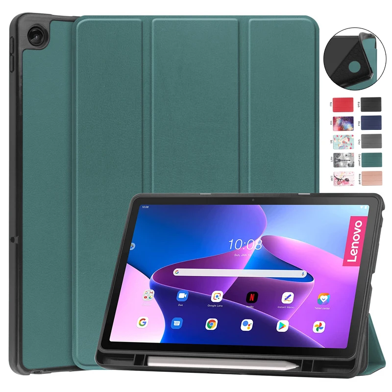 Смарт-чехол для Lenovo Tab M10 Plus Gen 3 TB-125FU 128XU, футляр для карандашей, складная задняя крышка из ТПУ Для Lenovo Xiaoxin Pad 2022 10,61"
Смарт-чехол для Lenovo Tab M10 Plus Gen 3 TB-125FU 128XU, футляр для карандашей, складная задняя крышка из ТПУ Для Lenovo Xiaoxin Pad 2022 10,61"