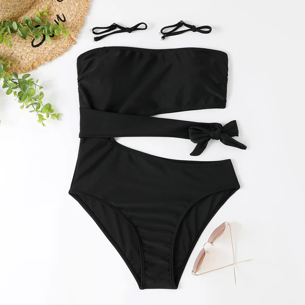 Backless Beach Strapless Bathing Suit Off Shoulder Swimwear Women Sexy High Waist Hollow Cut Out One Piece Swimsuit Monokini
Backless Beach Strapless Bathing Suit Off Shoulder Swimwear Women Sexy High Waist Hollow Cut Out One Piece Swimsuit Monokini