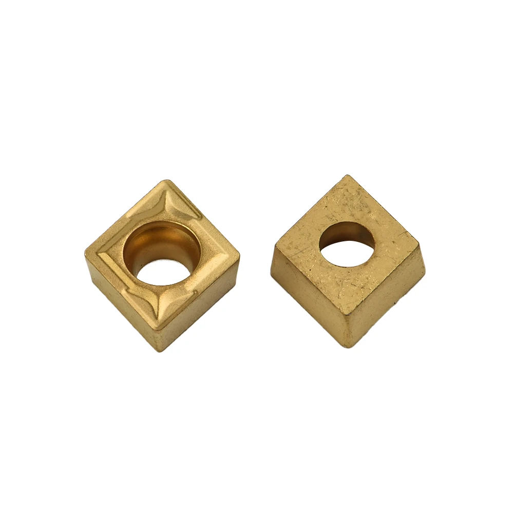10pcs CCMT060204-HM YBC251 Lathe CNC Carbide Inserts Insert For Turning Tool 10*Inserts 6 * 6 * 2.5mm Gold Turning Tool
10pcs CCMT060204-HM YBC251 Lathe CNC Carbide Inserts Insert For Turning Tool 10*Inserts 6 * 6 * 2.5mm Gold Turning Tool