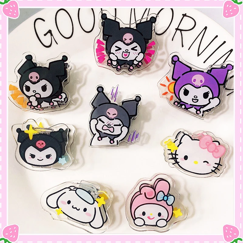 Sanrioed зажимы Kawaii файлы тест бумажные зажимы милые аниме My Melody Kuromi Cinnamoroll Kt Cat Школа Офис Подарки для детей девочек 
Sanrioed зажимы Kawaii файлы тест бумажные зажимы милые аниме My Melody Kuromi Cinnamoroll Kt Cat Школа Офис Подарки для детей девочек