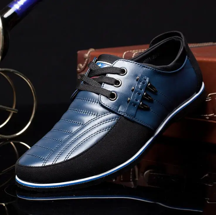 2019 Men genuine leather shoes High Quality Elastic band Fashion design Solid Tenacity Comfortable Men's shoes big sizes785
2019 Men genuine leather shoes High Quality Elastic band Fashion design Solid Tenacity Comfortable Men's shoes big sizes785