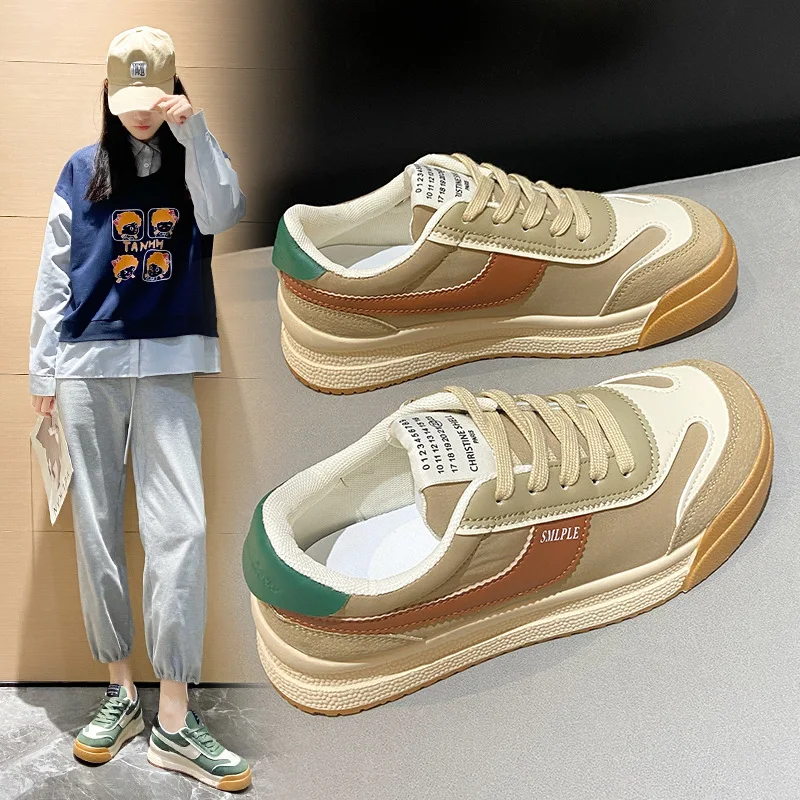Women's Shoes Autumn New Style Ladies Casual Fashion Board Shoes Women's Thick-soled Sports Shoes Student Shoes Shoes Woman
Women's Shoes Autumn New Style Ladies Casual Fashion Board Shoes Women's Thick-soled Sports Shoes Student Shoes Shoes Woman