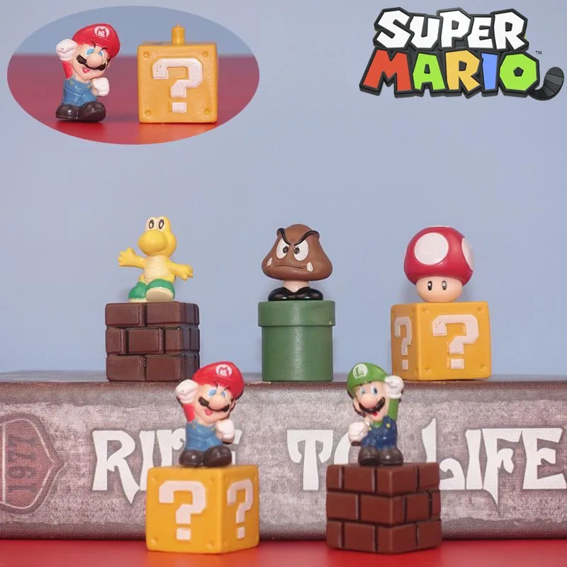 5pcs/set Super Mario Action Figures Decoration Game Mario Bros Luigi Toad Yoshi PVC Mini Action Figure Toys Children's Gifts
5pcs/set Super Mario Action Figures Decoration Game Mario Bros Luigi Toad Yoshi PVC Mini Action Figure Toys Children's Gifts