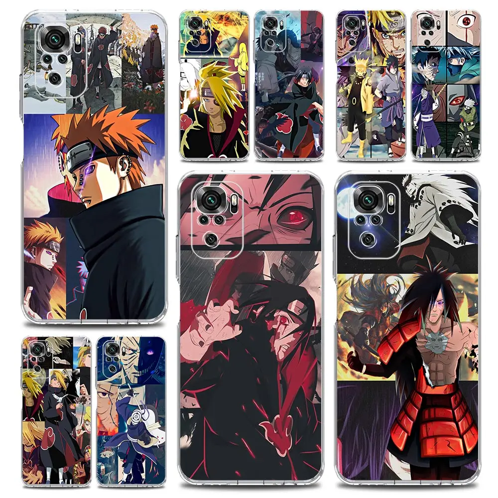 Naruto Akatsuki Anime Phone Case For Xiaomi Redmi Note 11 9S 9 8 10 Pro 7 8T 9C 9A 8A K40 Pro 11T 5G Silicone Clear Cover Coque
Naruto Akatsuki Anime Phone Case For Xiaomi Redmi Note 11 9S 9 8 10 Pro 7 8T 9C 9A 8A K40 Pro 11T 5G Silicone Clear Cover Coque