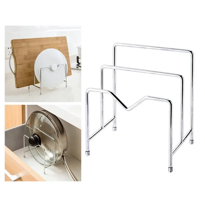 Rack Stainless Steel Storage Multi Pot Kitchen Lid Cutting Board Holder Layer Function Chopping Drain Lids Organizer Wire
Rack Stainless Steel Storage Multi Pot Kitchen Lid Cutting Board Holder Layer Function Chopping Drain Lids Organizer Wire