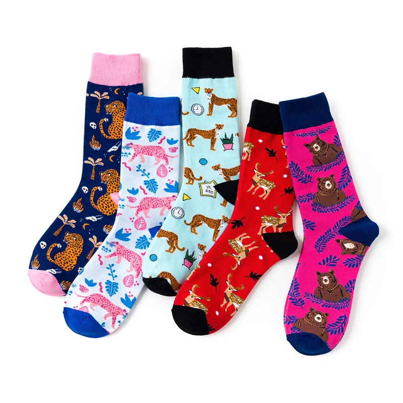 Hiphop Cotton Funny Socks for Women Men Harajuku Happy Funny Animal Print Image Unisex Socks Colorful
Hiphop Cotton Funny Socks for Women Men Harajuku Happy Funny Animal Print Image Unisex Socks Colorful