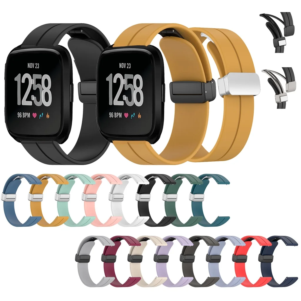 Спортивный силиконовый ремешок для Fitbit Versa Lite Versa 2, ремешок для часов с магнитной застежкой для Fitbit Versa SE
Спортивный силиконовый ремешок для Fitbit Versa Lite Versa 2, ремешок для часов с магнитной застежкой для Fitbit Versa SE