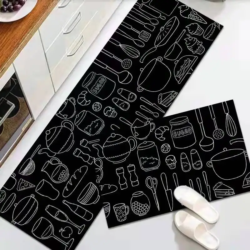 Fashionable Simple Nordic Style Kitchen Floor Mat Household Carpet Long Strip Door Mat Modern Home Decor
Fashionable Simple Nordic Style Kitchen Floor Mat Household Carpet Long Strip Door Mat Modern Home Decor