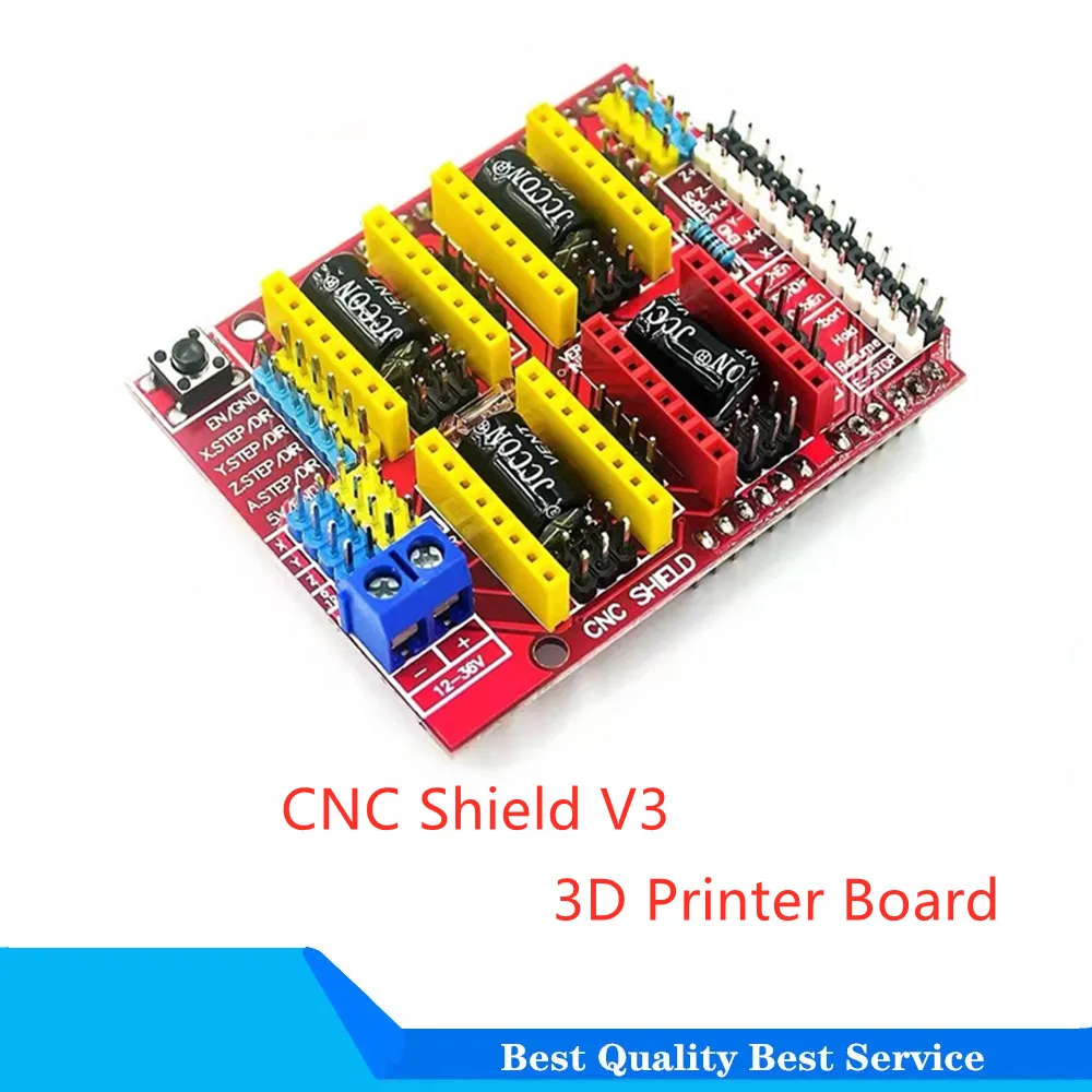

CNC Shield V3/CNC Shield V4 Engraving Machine / 3D Printer / A4988 Driver Expansion Board for arduino Diy Kit