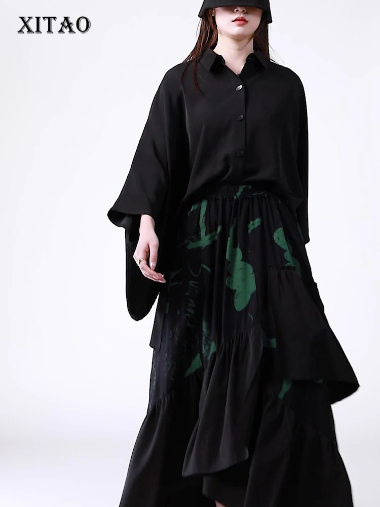 XITAO Batwing Sleeve Single Breasted Women Shirt Turn-down Collar Solid Color 2023 Summer New Arrival Casual All Match WLD11377
XITAO Batwing Sleeve Single Breasted Women Shirt Turn-down Collar Solid Color 2023 Summer New Arrival Casual All Match WLD11377