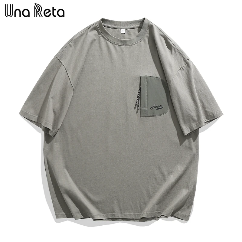Una RetaT Shirt Men Short Sleeve Tops Tees New Harajuku Men's Clothing Streetwear Hip Hop Pockets Summer T-shirts
Una RetaT Shirt Men Short Sleeve Tops Tees New Harajuku Men's Clothing Streetwear Hip Hop Pockets Summer T-shirts