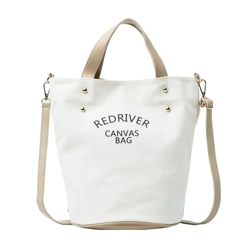 Letter Canvas Bucket Handbag Large Capacity Retro for Female Shopping Streetwear
Letter Canvas Bucket Handbag Large Capacity Retro for Female Shopping Streetwear