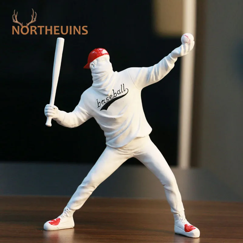 NORTHEUINS Resin Banksy Baseball Player Decoration Art Statue Family Living Room Bedroom Decoration Accessories Collection Gifts
NORTHEUINS Resin Banksy Baseball Player Decoration Art Statue Family Living Room Bedroom Decoration Accessories Collection Gifts