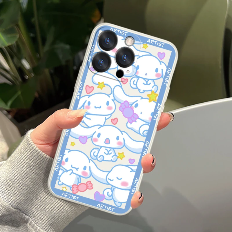 Sanrio Girl Cinnamoroll Cute Case For Apple iPhone 14 13 12 Mini 11 Pro XS MAX XR X 8 7 6S SE Plus Liquid Rope Phone Cover Core
Sanrio Girl Cinnamoroll Cute Case For Apple iPhone 14 13 12 Mini 11 Pro XS MAX XR X 8 7 6S SE Plus Liquid Rope Phone Cover Core