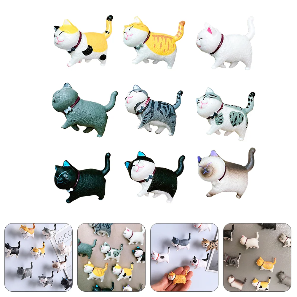 3D Lovely Cat Shape Magnetic Fridge Stickers Cat Refrigerator Magnets Decorative Fridge Magnet 9pcs
3D Lovely Cat Shape Magnetic Fridge Stickers Cat Refrigerator Magnets Decorative Fridge Magnet 9pcs