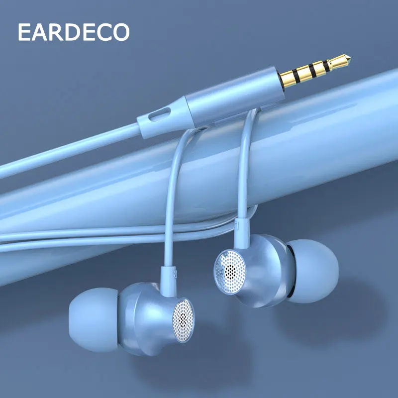

Наушники EARDECO с качественным звуком, проводные стереонаушники 3,5 мм с разъемом Type-C, наушники-вкладыши с микрофоном и басами для телефона, Xiaomi, Iphone, Huawei
