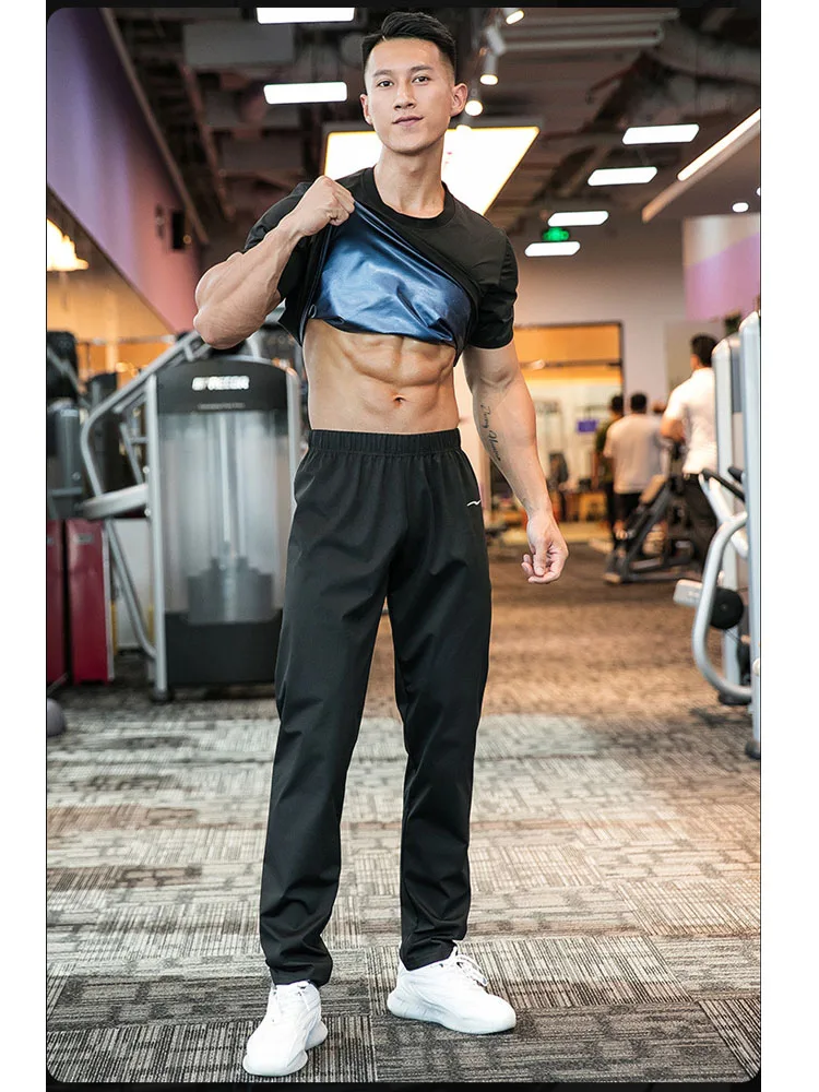 Sauna Shirt for Men Women Sweat Suit Short Sleeve Compression T-Shirt Body Shaper for Workout Sports Exercise Jacket/Shorts/Pant
Sauna Shirt for Men Women Sweat Suit Short Sleeve Compression T-Shirt Body Shaper for Workout Sports Exercise Jacket/Shorts/Pant