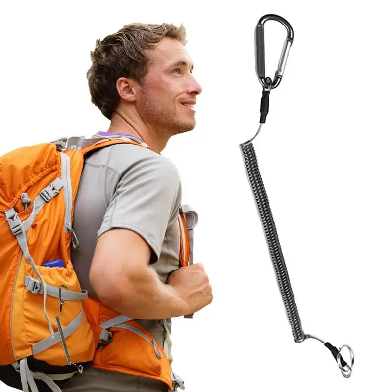 Kayak Fishing Rod Leash Scalable Anti-loss Coiled Fishing Strap Tether With A Mental Keychain Fishing Tools And Accessories For
Kayak Fishing Rod Leash Scalable Anti-loss Coiled Fishing Strap Tether With A Mental Keychain Fishing Tools And Accessories For
