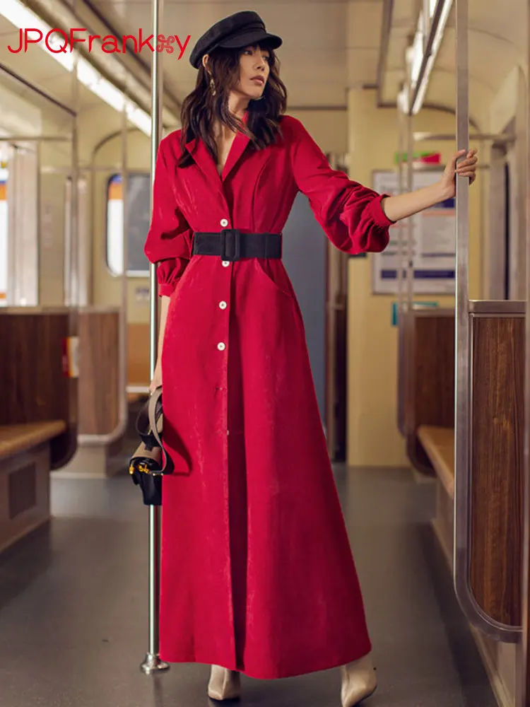 2023 Red Corduroy Dress Women's Spring and Autumn Dress French Retro Long Sleeve Long Dress Women's Dress Sexy Dress Maxi Dress
2023 Red Corduroy Dress Women's Spring and Autumn Dress French Retro Long Sleeve Long Dress Women's Dress Sexy Dress Maxi Dress
