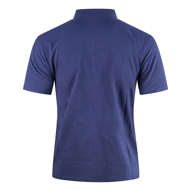 Men's T-Shirt Short Sleeve V-Neck Linen Loose Solid Color Fashion Casual Lightweight T-Shirt
Men's T-Shirt Short Sleeve V-Neck Linen Loose Solid Color Fashion Casual Lightweight T-Shirt