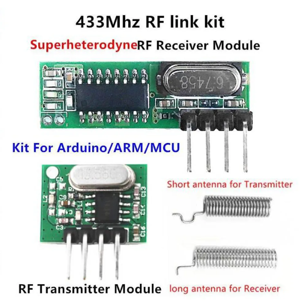 Transmitter Receiving Module Remote Control Door Opener 433.92MHz Antennas RF Receiver Receiving Module Remote Control
Transmitter Receiving Module Remote Control Door Opener 433.92MHz Antennas RF Receiver Receiving Module Remote Control