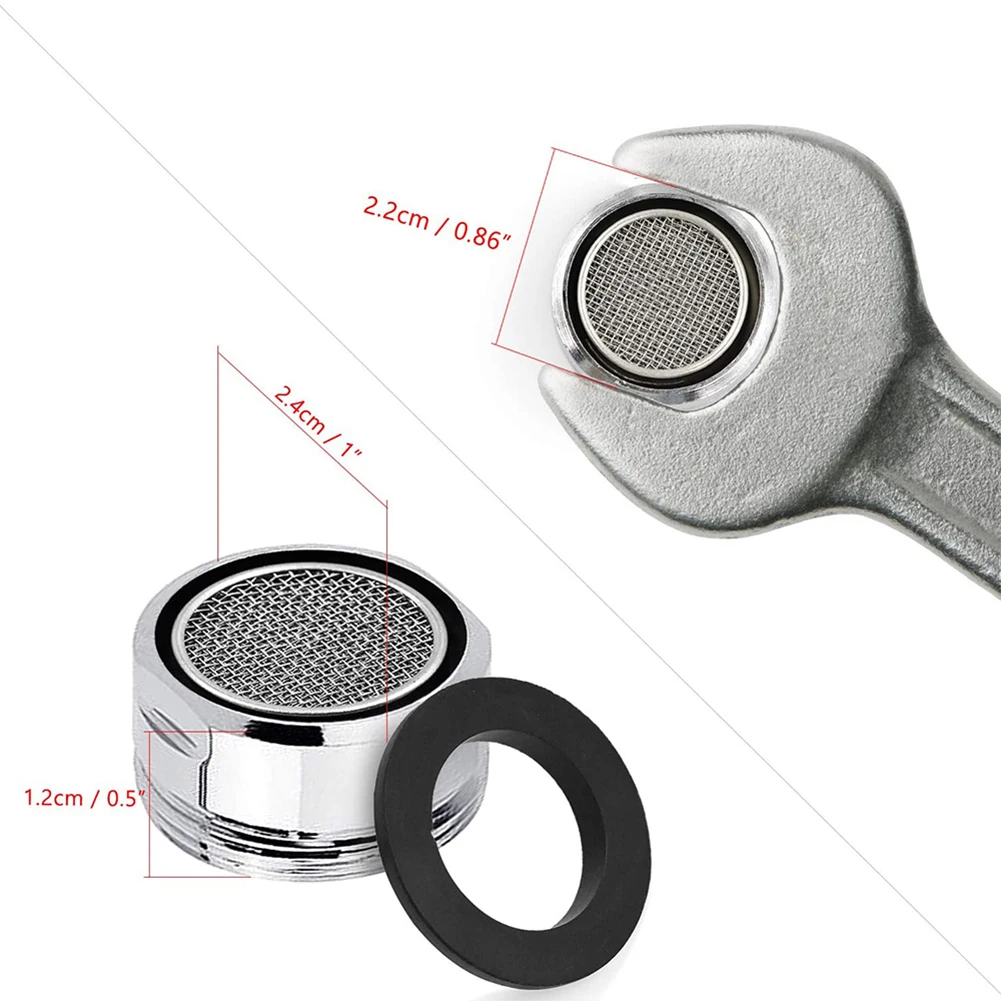 10pcs Brass Water Saving Faucet Tap Aerator Replaceable Filter Mixed Nozzle M24 Thread Bathroom Faucet Bubbler Bathroom Parts
10pcs Brass Water Saving Faucet Tap Aerator Replaceable Filter Mixed Nozzle M24 Thread Bathroom Faucet Bubbler Bathroom Parts
