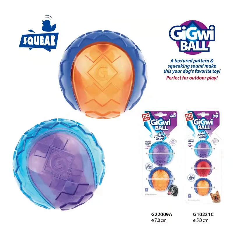 Pet Toys G-Ball Series Interactive Dog Ball Dog Toys Squeaky Balls 2.5” Bouncy And Assorted Colors for Small/Medium Dogs
Pet Toys G-Ball Series Interactive Dog Ball Dog Toys Squeaky Balls 2.5” Bouncy And Assorted Colors for Small/Medium Dogs