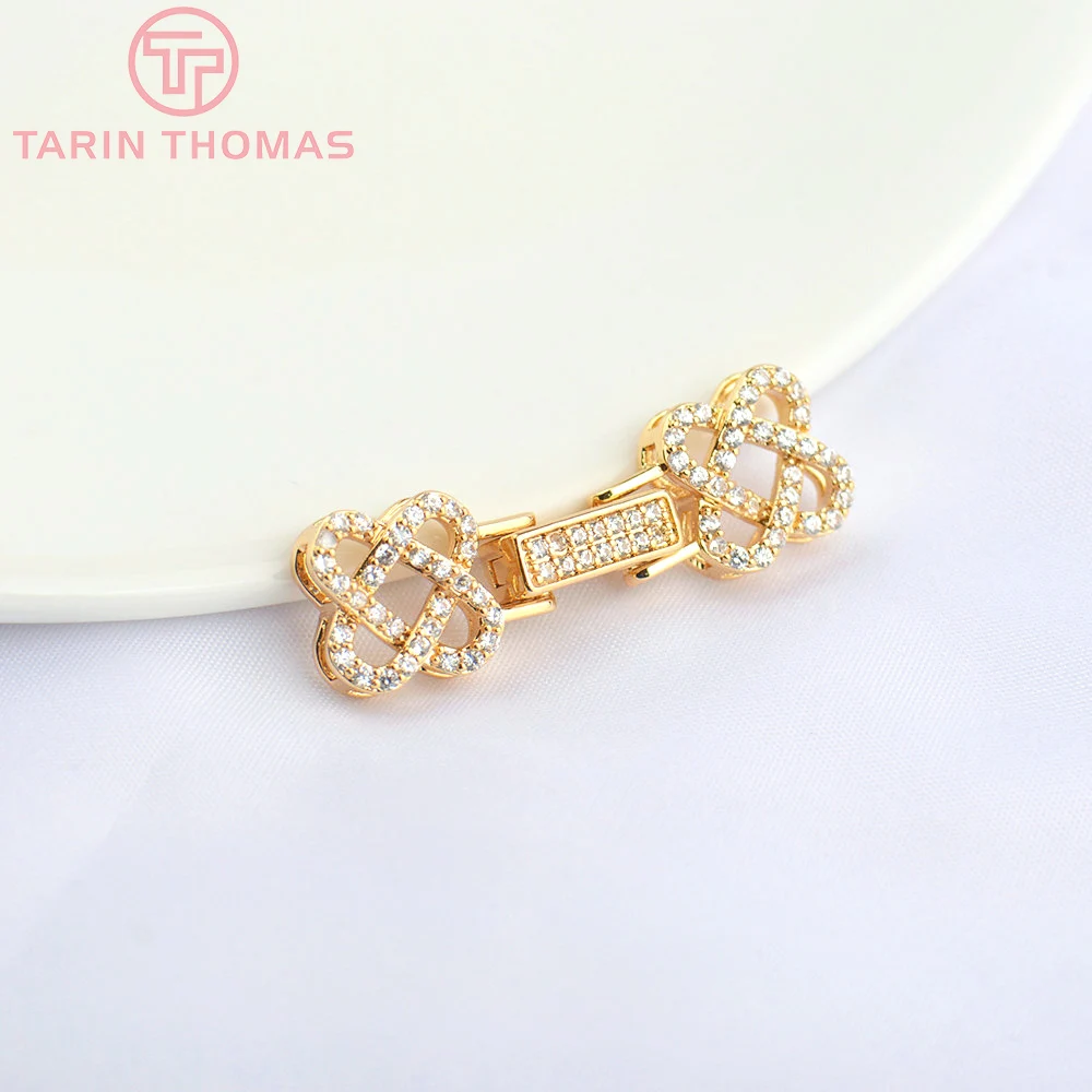 (5069)4PCS 9.5x31MM 24K Gold Color Brass with Zircon Bracelet Necklace Connector Clasp High Quality Diy Jewelry Accessories
(5069)4PCS 9.5x31MM 24K Gold Color Brass with Zircon Bracelet Necklace Connector Clasp High Quality Diy Jewelry Accessories