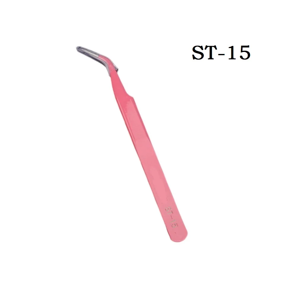 Stainless Steel Anti-Static Tweezers Bend Long Nose Tweezers For Intersperse Jewerly Sewing Supplies Hand Tools ST11 ST12 ST15
Stainless Steel Anti-Static Tweezers Bend Long Nose Tweezers For Intersperse Jewerly Sewing Supplies Hand Tools ST11 ST12 ST15