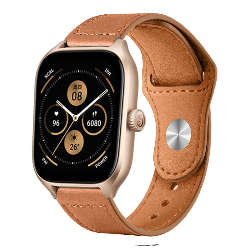 20mm 22mm Leather Strap For Amazfit GTS 4/3/2/2e Mini/GTR 4 3 pro 47mm /stratos 3 Smart Watch Band Amazfit Bip S/U/Lite/pro
20mm 22mm Leather Strap For Amazfit GTS 4/3/2/2e Mini/GTR 4 3 pro 47mm /stratos 3 Smart Watch Band Amazfit Bip S/U/Lite/pro