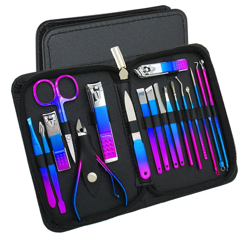 9/18Pcs/Set Nail Clippers Tool Steel Professional Nail Cutter Pedicure Dead Skin Scissors Multifunction Grooming Manicure Set
9/18Pcs/Set Nail Clippers Tool Steel Professional Nail Cutter Pedicure Dead Skin Scissors Multifunction Grooming Manicure Set