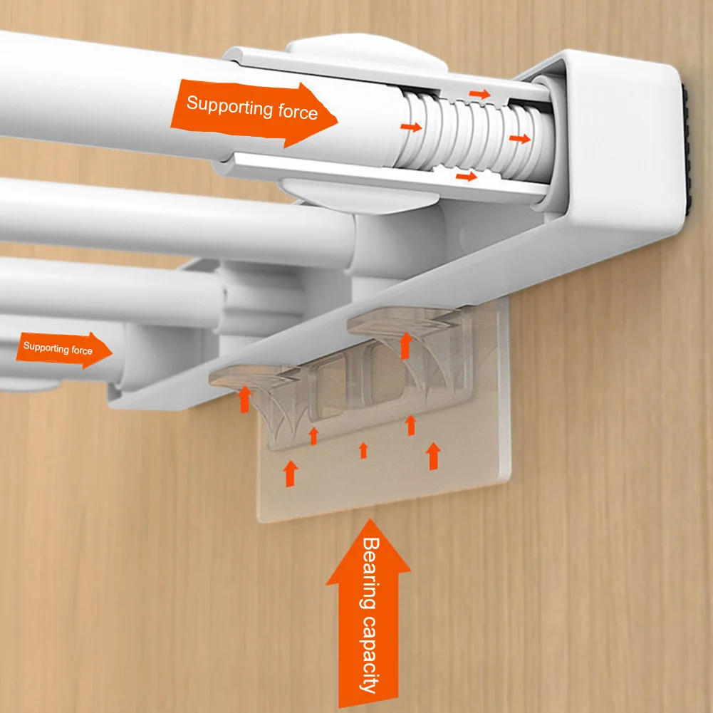 2PCS Super Strong Shelf Holder Shelf Support Clips Self Adhesive Pegs Closet Cabinet Shelf Punch-free Layered Partition Bracket
2PCS Super Strong Shelf Holder Shelf Support Clips Self Adhesive Pegs Closet Cabinet Shelf Punch-free Layered Partition Bracket