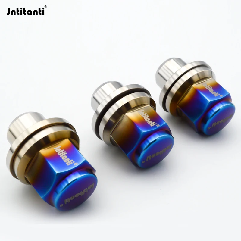 Jntitanti Gr.5 titanium Ti-6Al-4V custom color wheel lug nuts M12*1.25 *40mm For Infiniti
Jntitanti Gr.5 titanium Ti-6Al-4V custom color wheel lug nuts M12*1.25 *40mm For Infiniti