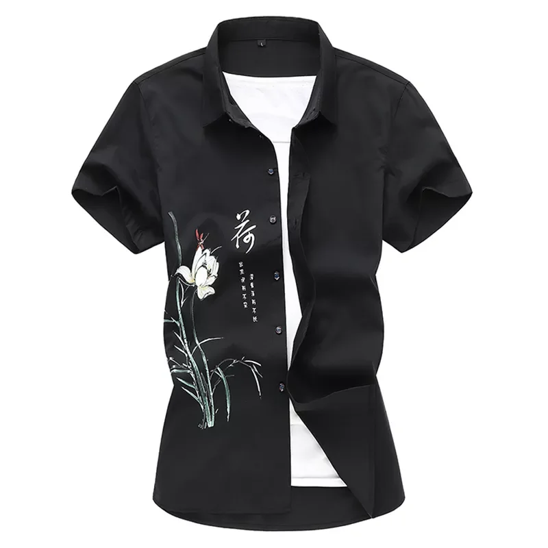 19 Colors Style White Shirt Summer New Arrival Men's Casual Short-Sleeve Printed Shirt Fashion Print Beach Blouse 5XL 8XL t-sh
19 Colors Style White Shirt Summer New Arrival Men's Casual Short-Sleeve Printed Shirt Fashion Print Beach Blouse 5XL 8XL t-sh