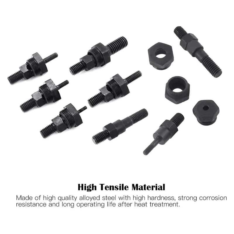 6PCS/Set Rivet Nut Tool High Strength Antirust Riveter Inserts Tips and Nose Piece 6-32 8-32 10-24 1/4-20 5/16-18 3/8-16 40JE
6PCS/Set Rivet Nut Tool High Strength Antirust Riveter Inserts Tips and Nose Piece 6-32 8-32 10-24 1/4-20 5/16-18 3/8-16 40JE