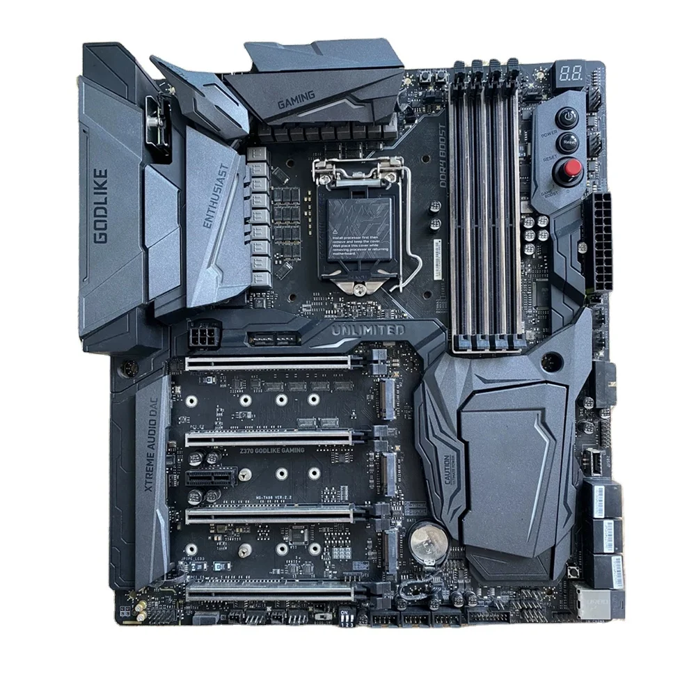 For Z370 GODLIKE GAMING For Msi LGA1151 DDR4 64G SATA3*6 M.2*3 U.2 USB3.1 Support I9 E-ATX Desktop Motherboard
For Z370 GODLIKE GAMING For Msi LGA1151 DDR4 64G SATA3*6 M.2*3 U.2 USB3.1 Support I9 E-ATX Desktop Motherboard