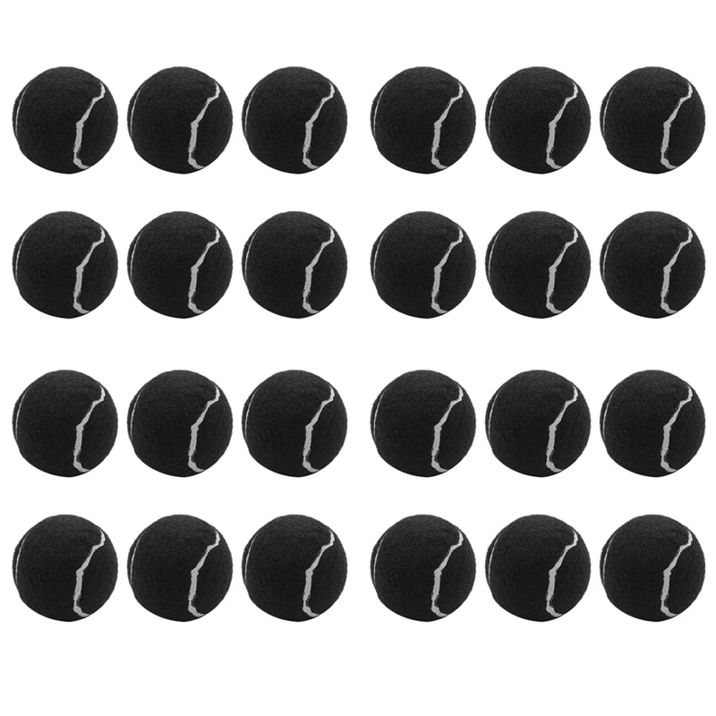 NEW-24Pcs Pack Tennis Balls Wear-Resistant Elastic Training Balls 66Mm Ladies Beginners Practice Tennis Ball,Black
NEW-24Pcs Pack Tennis Balls Wear-Resistant Elastic Training Balls 66Mm Ladies Beginners Practice Tennis Ball,Black