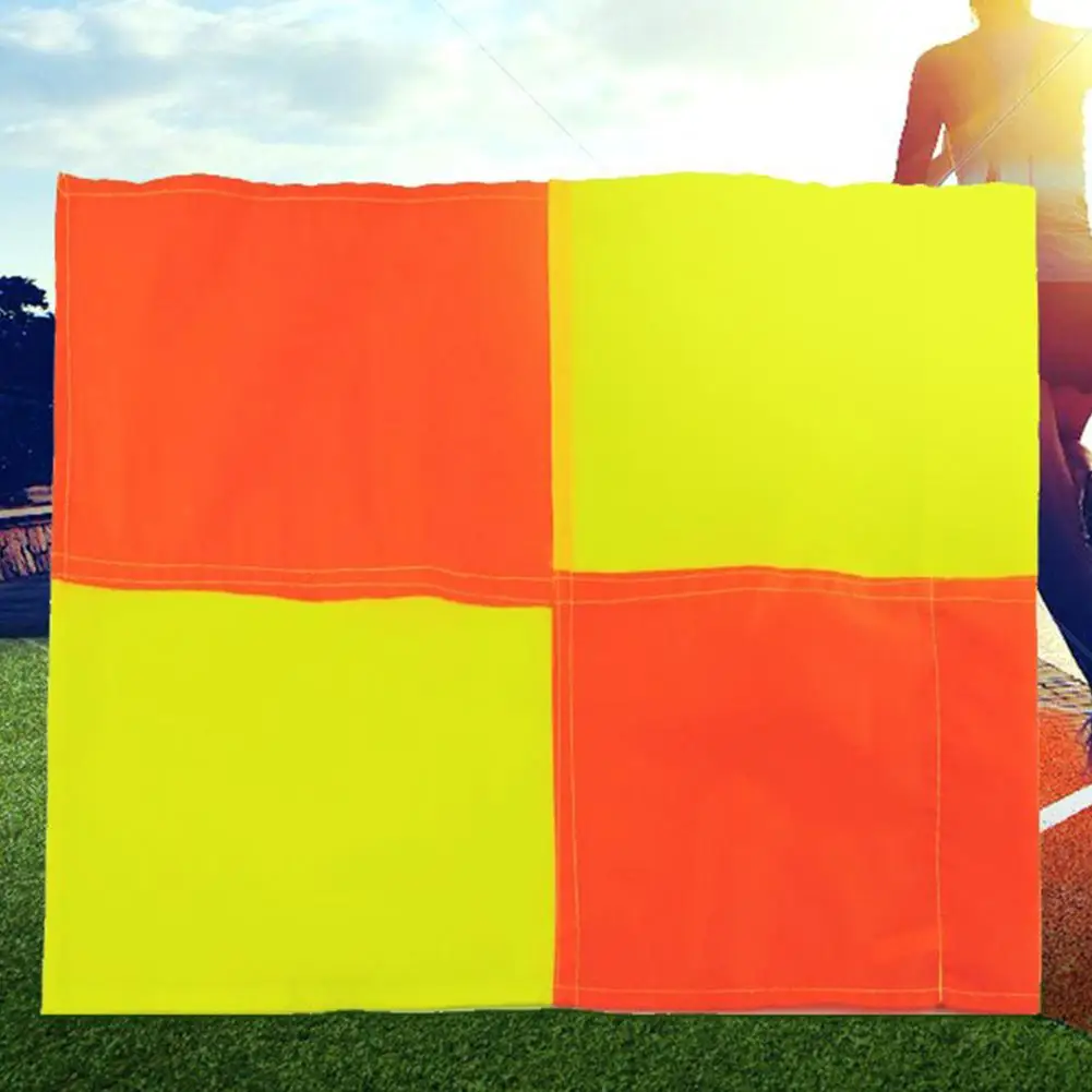 Football Soccer Referee Equipment Hand Flag For Fair Play Sports Match Football Rugby Hockey Training Linesman Flags
Football Soccer Referee Equipment Hand Flag For Fair Play Sports Match Football Rugby Hockey Training Linesman Flags