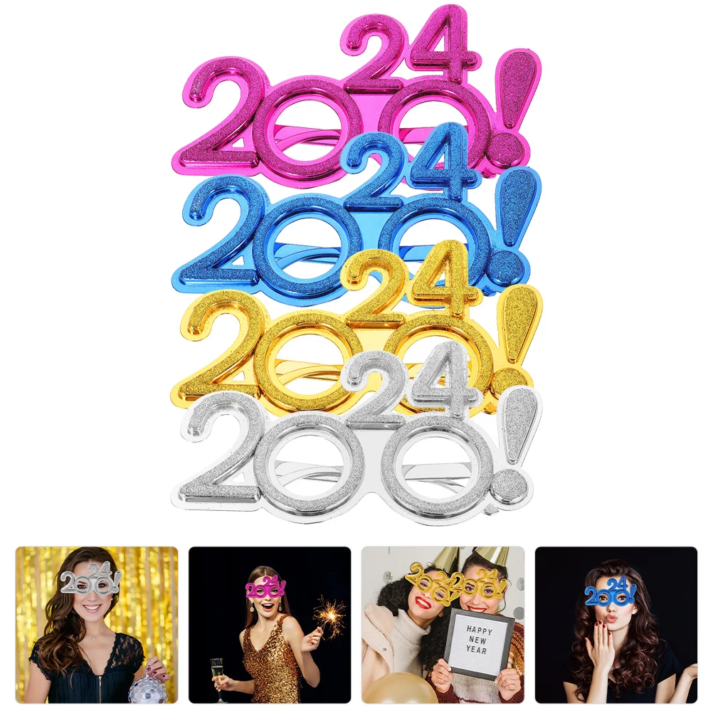 4 Pcs Christmas Decor Gift Funny Eyeglasses Number Party Props New Year Supplies 2024
4 Pcs Christmas Decor Gift Funny Eyeglasses Number Party Props New Year Supplies 2024