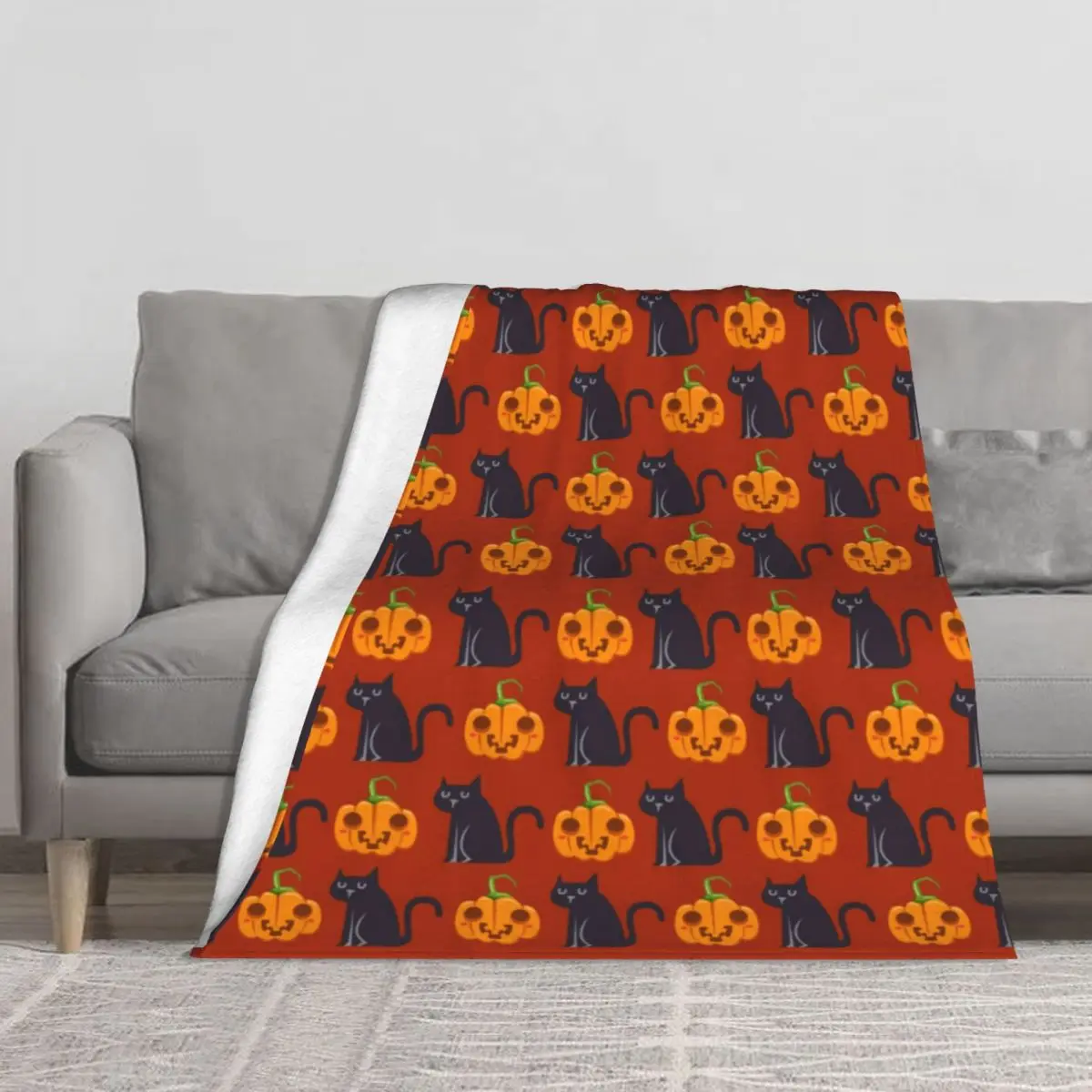 Halloween Cats Blanket Cute Pumpkins Print Very Warm Bed Throw Blanket Fluffy Custom Blankets
Halloween Cats Blanket Cute Pumpkins Print Very Warm Bed Throw Blanket Fluffy Custom Blankets