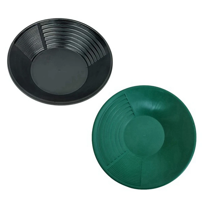 2Pcs Plastic Gold Pan Basin Nugget Mining Pan Dredging Prospecting River Tool Wash Gold Panning Equipment
2Pcs Plastic Gold Pan Basin Nugget Mining Pan Dredging Prospecting River Tool Wash Gold Panning Equipment