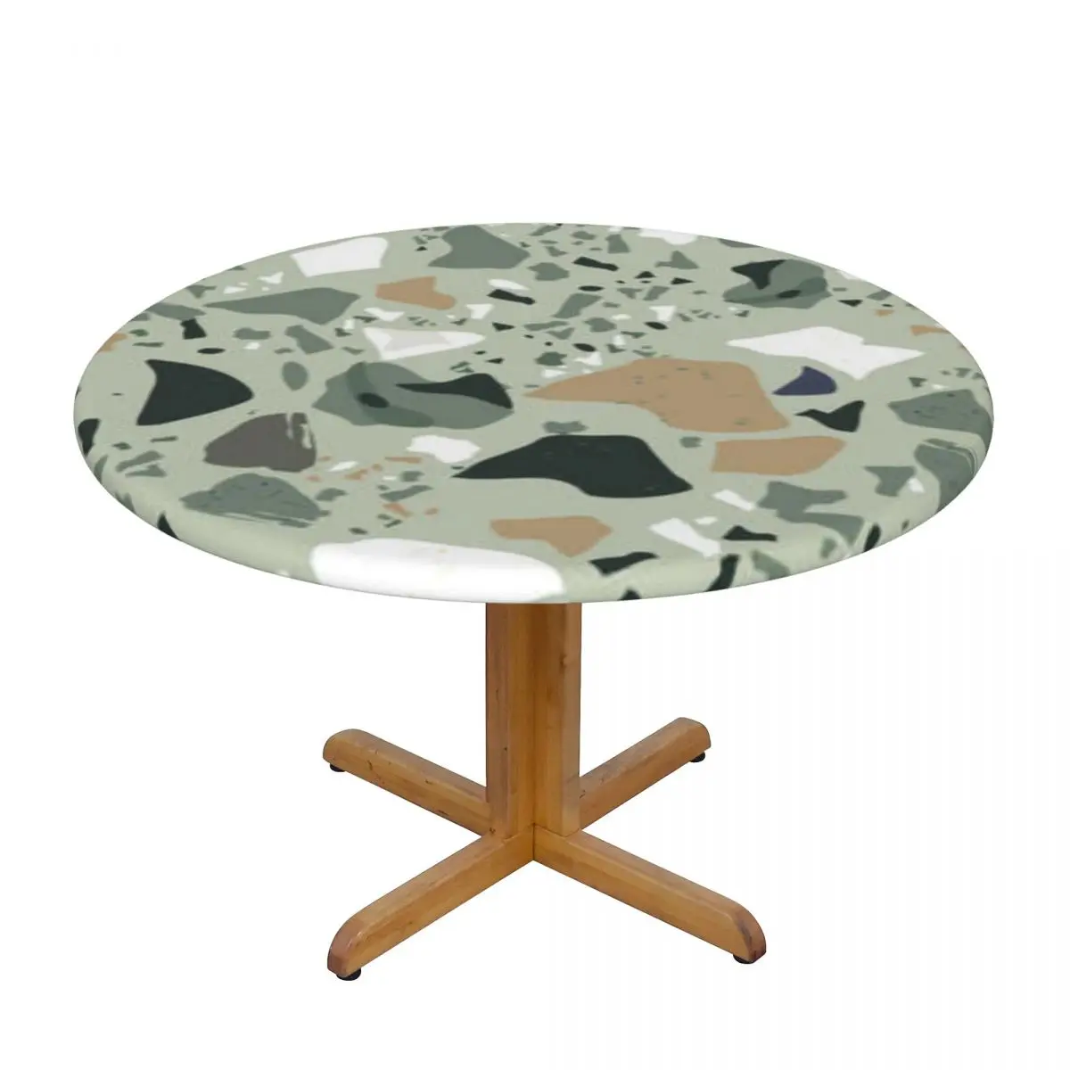 Terrazzo Waterproof Polyester Round Tablecloth Catering Fitted Table Cover with Elastic Edged
Terrazzo Waterproof Polyester Round Tablecloth Catering Fitted Table Cover with Elastic Edged