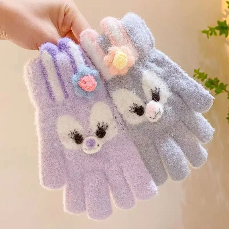 Winter New Disney StellaLou LinaBell Children Knitting Five Finger Gloves Cute INS Warm Plush Half Finger Portable Colors Glove
Winter New Disney StellaLou LinaBell Children Knitting Five Finger Gloves Cute INS Warm Plush Half Finger Portable Colors Glove