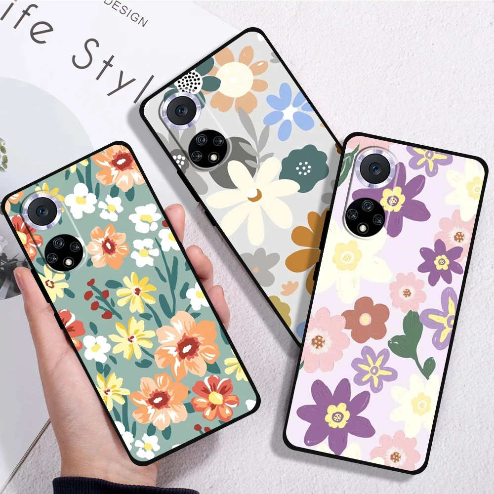 Colorful Flower Phone Case For Huawei P30 Lite P20 Pro Honor 10 8X 9X 10X 9A Soft Funda Back Liquid Silicon Coque Black Carcasa
Colorful Flower Phone Case For Huawei P30 Lite P20 Pro Honor 10 8X 9X 10X 9A Soft Funda Back Liquid Silicon Coque Black Carcasa