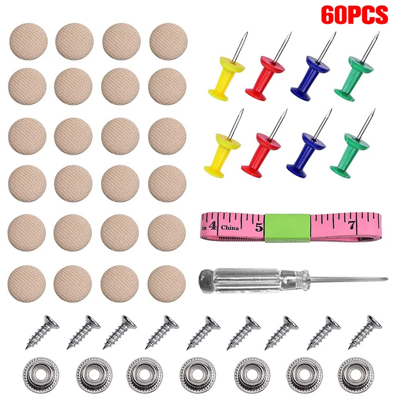 60pcs/pack Ceiling Repair Buckle Universal Auto Car Roof Pin Retainer Clip With Installation Tool
60pcs/pack Ceiling Repair Buckle Universal Auto Car Roof Pin Retainer Clip With Installation Tool