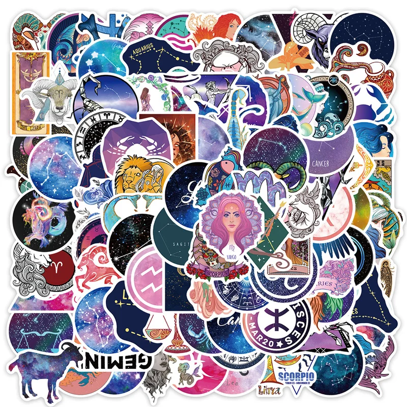 Cartoon Constellation Stickers 10/30/50Pcscute Cartoon Anime Sticker Laptop Helmet Car Case Girls Cool Stuff Graffiti Decal Gift
Cartoon Constellation Stickers 10/30/50Pcscute Cartoon Anime Sticker Laptop Helmet Car Case Girls Cool Stuff Graffiti Decal Gift