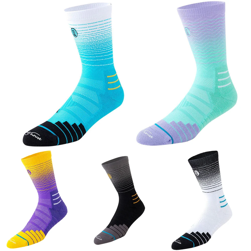 Thick Bottom Gradient Basketball Socks Player Sports Towel Sock Breathable Mpetition Training Running Cycling Climbing Socks
Thick Bottom Gradient Basketball Socks Player Sports Towel Sock Breathable Mpetition Training Running Cycling Climbing Socks