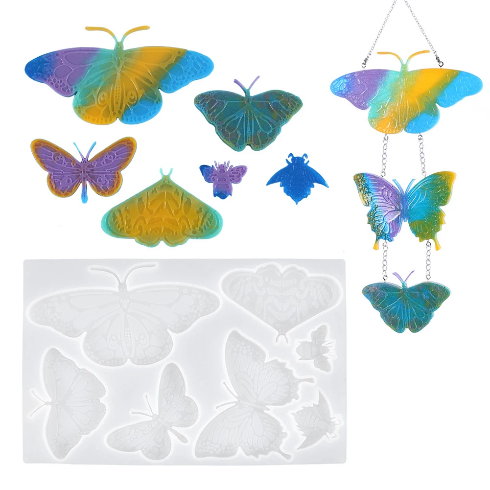Shiny Butterfly Silicone Mold DIY Hair Jewelry Hand Making Crystal Epoxy Resin Casting Hair Pick Polymer Clay Necklace Mold
Shiny Butterfly Silicone Mold DIY Hair Jewelry Hand Making Crystal Epoxy Resin Casting Hair Pick Polymer Clay Necklace Mold