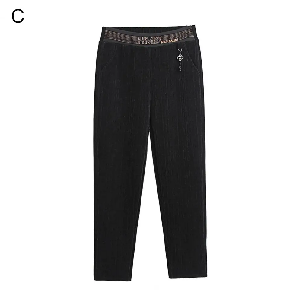 Women Pants Elastic Waist Women Thermal Pants Fleece Lined Alphabet Trousers
Women Pants Elastic Waist Women Thermal Pants Fleece Lined Alphabet Trousers